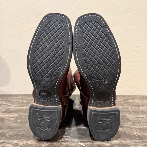 Frye Belted Leather Harness Boots - Picture 10 of 11